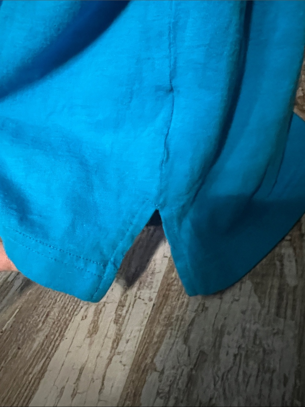 💗PINK VS Boyfriend Ribbed Terry Fleece Lounge Short-Lime & Teal Tee (M) - Picture 6 of 11